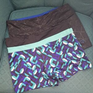 Aerpostale LIVE LOVE DREAM Multicolor Geometric Print Shorts